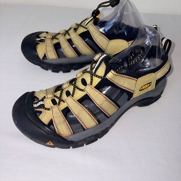 KEEN Newport H2 Mens 6 Womens 8 Hiking Sandals beige black Waterproof Sport Shoe - Picture 2 of 12